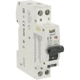 IEK ARMAT Автоматический выключатель дифференциального тока B06S 1P+NP C8 30мА тип AC (18мм)