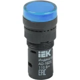 IEK Лампа AD16DS(LED)матрица d=16мм синий 110В AC/DC