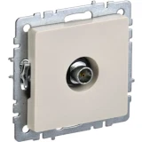 IEK BRITE Розетка TV оконечная РТВ11-0-БрКр бежевый