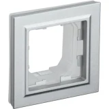 IEK BRITE Рамка 1-местная IP44 РУ-1-БрА-44 алюминий