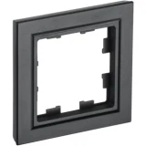 IEK BRITE Рамка 1-местная РУ-1-БрЧ черный