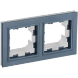 IEK BRITE Рамка 2-местная IP44 РУ-2-БрМ-44 маренго