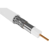 IEK Кабель коаксиальный RG6 CCS 75Ом FPE PVC белый (300м) GENERICA