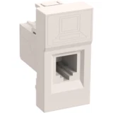 IEK Розетка компьютерная РКИ-10-00-П RJ-45 UTP кат.5e (на 1 модуль) ПРАЙМЕР белая