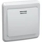 IEK Выключатель 1-клавишный с индикацией ВС10-1-1-ВБ 10А ВЕГА белый