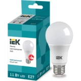 IEK Лампа светодиодная A60 шар 11Вт 230В 4000К E27
