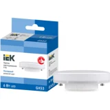 IEK Лампа светодиодная T75 таблетка 6Вт 230В 6500К GX53
