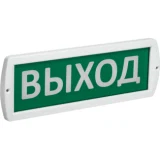 IEK Оповещатель охранно-пожарный световой 220-РИП "Выход" 220В резервный источник питания IP52