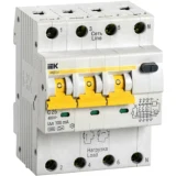 IEK Автоматический выключатель дифференциального тока АВДТ34 C25 100мА