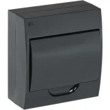 IEK KREPTA 3 Корпус пластиковый ЩРН-П-8 IP41 черная дверь черный