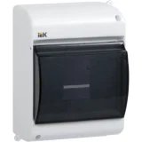 IEK KREPTA 3 Корпус пластиковый КМПн 2/4 IP30 белый