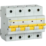IEK Автоматический выключатель ВА47-150 4Р 100А 15кА C