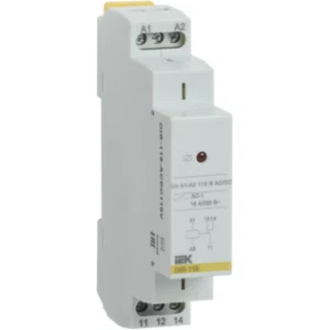 IEK Реле промежуточное модульное OIR 1 контакт 16А 110В AC/DC - OIR-116-ACDC110V IEK Реле промежуточное модульное OIR 1 контакт 16А 110В AC/DC - OIR-116-ACDC110V