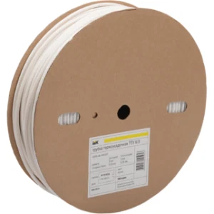 IEK Трубка термоусаживаемая ТТУ 40/20 белая (50м/упак) - UDRS-D40-50-K01 IEK Трубка термоусаживаемая ТТУ 40/20 белая (50м/упак) - UDRS-D40-50-K01