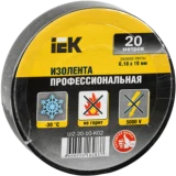 IEK Изолента 0,18х19мм черная 20м ИЭК