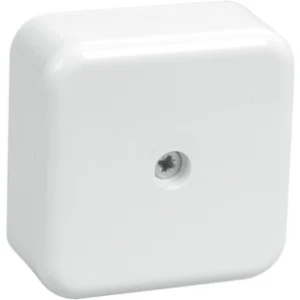 IEK Коробка распаячная КМ41205-01 для открытой проводки 50х50х20мм белая - UKO10-050-050-020-K01-E IEK Коробка распаячная КМ41205-01 для открытой проводки 50х50х20мм белая - UKO10-050-050-020-K01-E