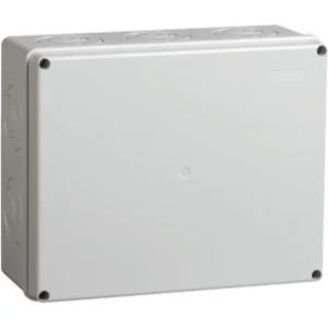 IEK Коробка распаячная КМ41342 для открытой проводки 240х195х90мм IP55 (RAL 7035, монтажная плата, кабельные вводы 5шт) - UKO10-240-195-090-K52-55 IEK Коробка распаячная КМ41342 для открытой проводки 240х195х90мм IP55 (RAL 7035, монтажная плата, кабельные вводы 5шт) - UKO10-240-195-090-K52-55