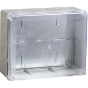 IEK Коробка распаячная КМ41346 для открытой проводки 240х195х90мм IP55 (RAL 7035, монтажная плата, кабельные вводы 5шт) - UKO10-240-195-090-K53-55 IEK Коробка распаячная КМ41346 для открытой проводки 240х195х90мм IP55 (RAL 7035, монтажная плата, кабельные вводы 5шт) - UKO10-240-195-090-K53-55