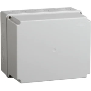 IEK Коробка распаячная КМ41274 для открытой проводки 240х195х165мм IP55 (RAL 7035, кабельные вводы 5шт) - UKO10-240-195-165-K41-55 IEK Коробка распаячная КМ41274 для открытой проводки 240х195х165мм IP55 (RAL 7035, кабельные вводы 5шт) - UKO10-240-195-165-K41-55