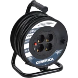 IEK Катушка УК30 с термозащитой 4 места 2P+PE/30м 3х1,5мм2 GENERICA