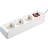 IEK Удлинитель У03К-выкл. 3 места 2P+PE/1,5м 3х1мм2 16А/250В